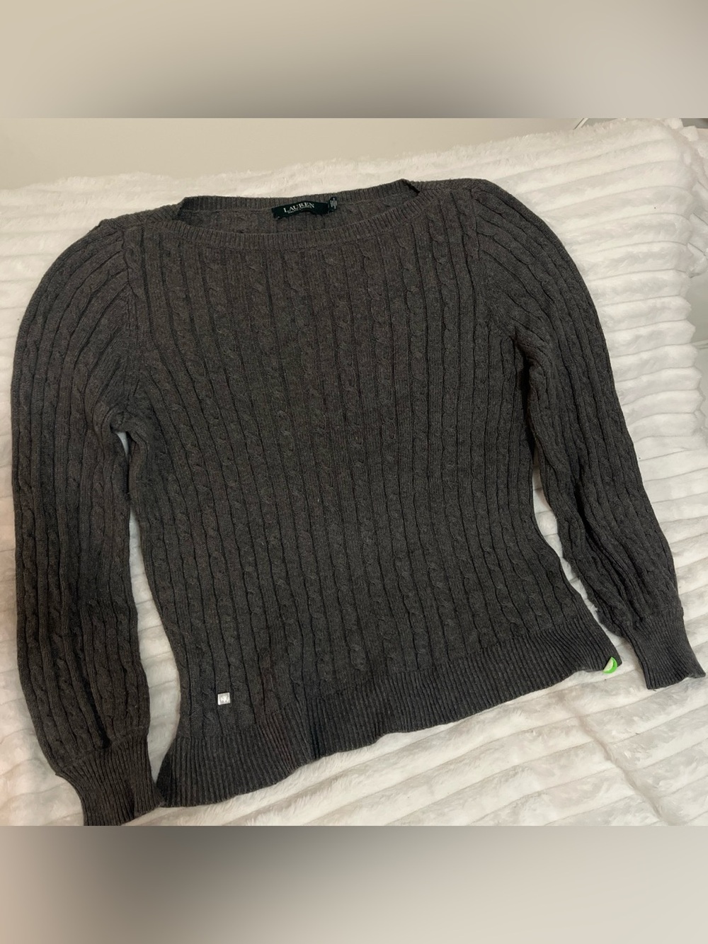 Polo Ralph Lauren 100% Cotton -Knit Sweater Size L
